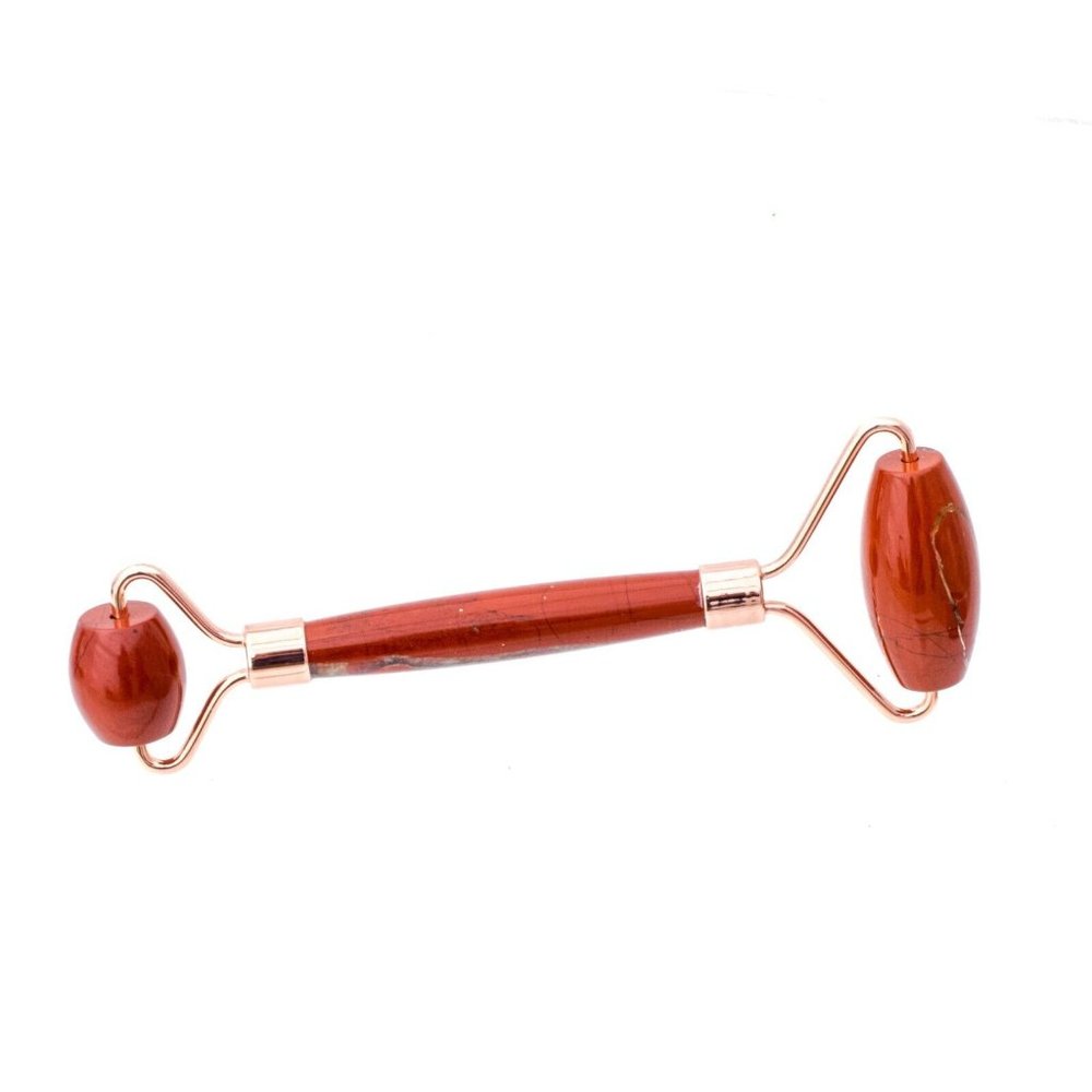 Natural Stone Face & Neck Roller Massager Choose Your Gemstone Healing Crystals